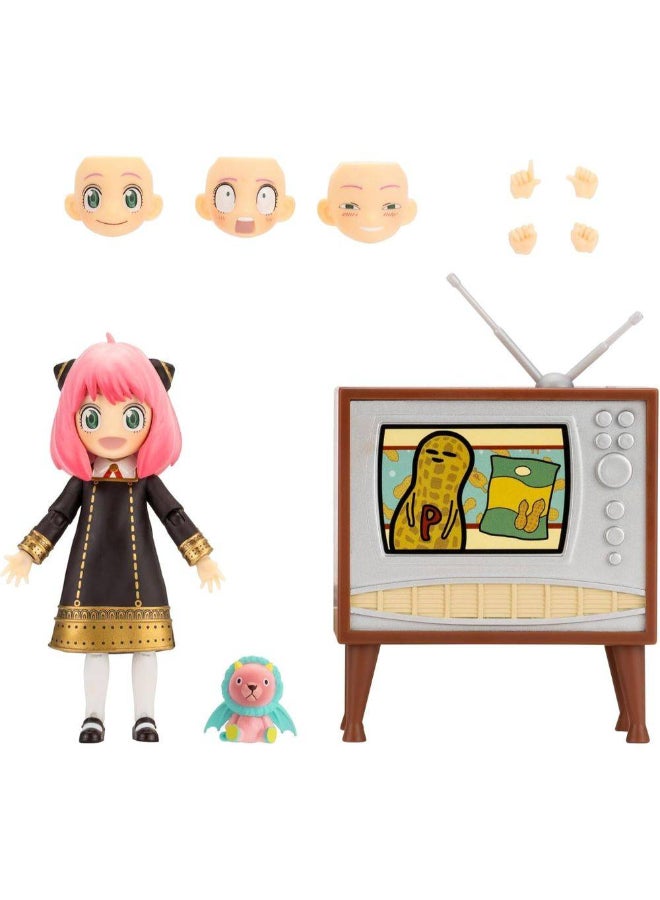 Jazwares Total Anime Spy x Family Anya Forger Action Figure (16.51 cm, 11 Pieces) - Image 2